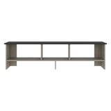 Rack de TV Belga Positano y Wengue 160x41.8cm para TV Hasta 65" Pulgadas con Tres Compartimientos
