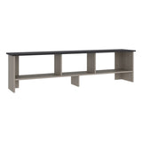Rack de TV Belga Positano y Wengue 160x41.8cm para TV Hasta 65" Pulgadas con Tres Compartimientos