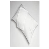 Combo Almohada Blanco 50x90cm con Relleno de Fibra Siliconada de Firmeza Suave con Funda Antifluido