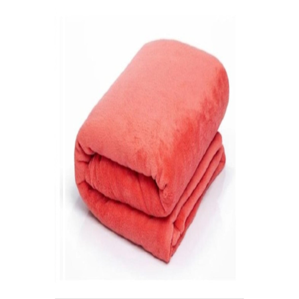 Cobija Coral Fleece Rosado 230x230cm Fondo Entero Suave y Ligera