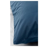 Funda de Almohada Ultrasonido Azul 50x70cm 180 Hilos Fondo Entero