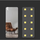 Espejo de Pared 40x120cm Rectangular Adhesivo sin Marco