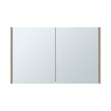 Gabinete de Baño R Plus Cartagena 80x50cm con Dos Puertas y con Espejo