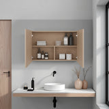 Gabinete de Baño R Plus Cartagena 80x50cm con Dos Puertas y con Espejo