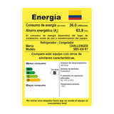 Nevecón No Frost Challenger Side by Side Inverter Dark Inox 84x176.5cm de 430 Litros con Pantalla Digital