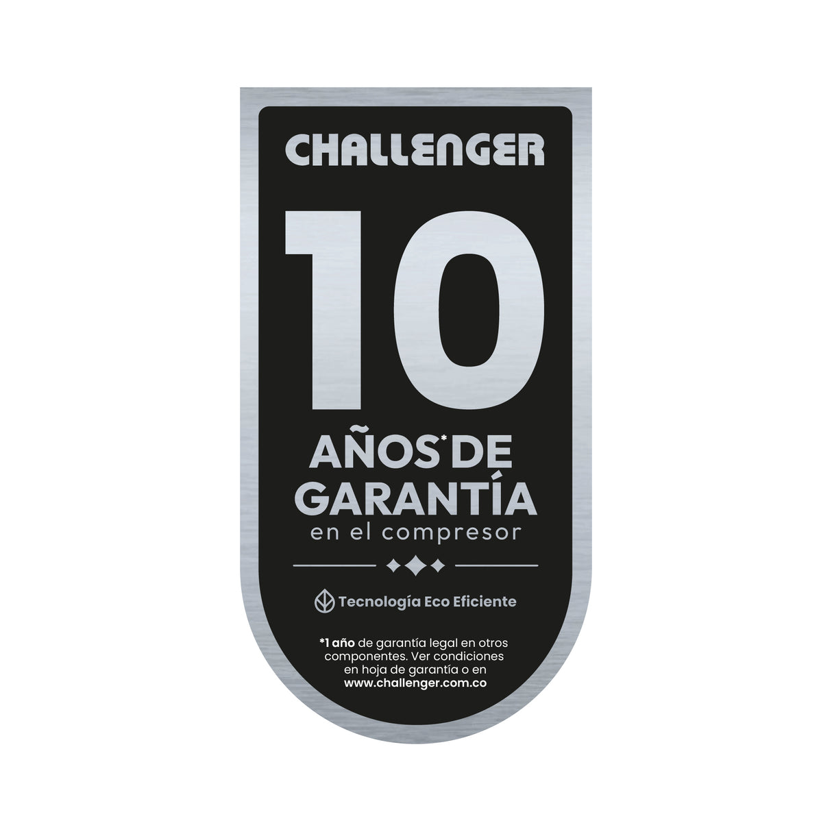 Nevecón No Frost Challenger Cross Door Dark Inox 83.5x191.2cm de 502 Litros con Pantalla Digital