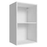 Estanteria Flotante Neo Blanco 40x66cm con Dos Compartimientos y con Dos Entrepaños