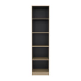 Estantería E-M2 Cartagena y Wengue 45x180.6cm con Cinco Compartimientos y con Tres Entrepaños