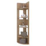 Estantería Home Dreams Fresno Europeo 40x170cm con Cinco Compartimientos y con Cuatro Entrepaños