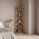 Estantería Home Dreams Fresno Europeo 40x170cm con Cinco Compartimientos y con Cuatro Entrepaños