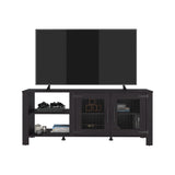 Rack de TV Freedom Wengue 147.4x61.5cm para TV Hasta 65" Pulgadas con Dos Compartimientos