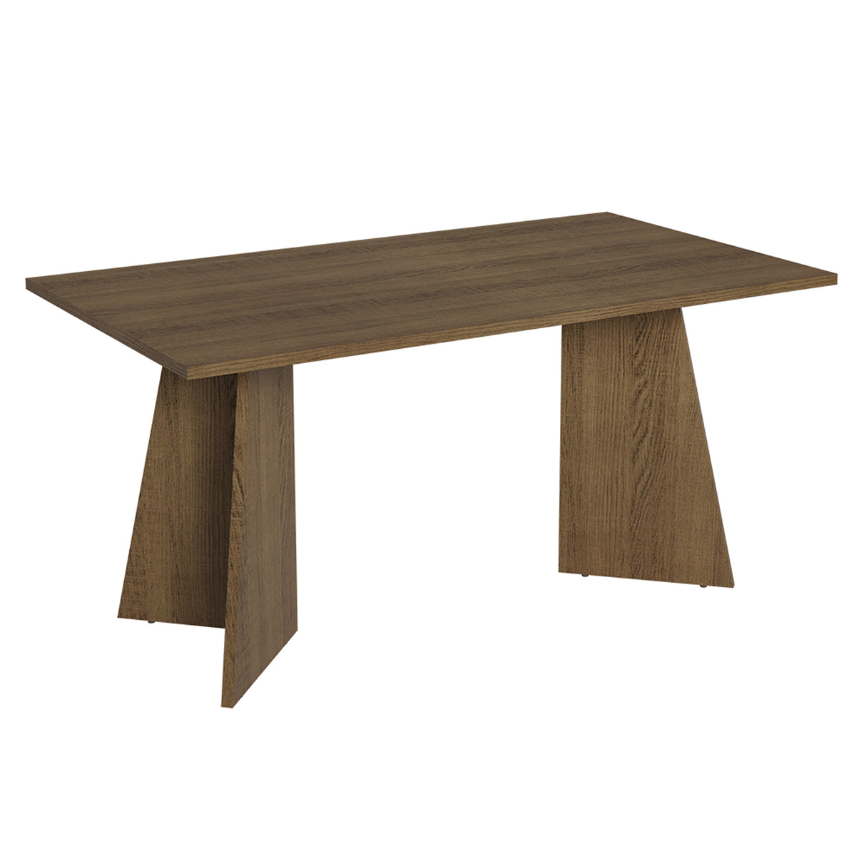 Mesa de Comedor Marrón 160x78cm Rectangular de Seis Puestos sin Sillas