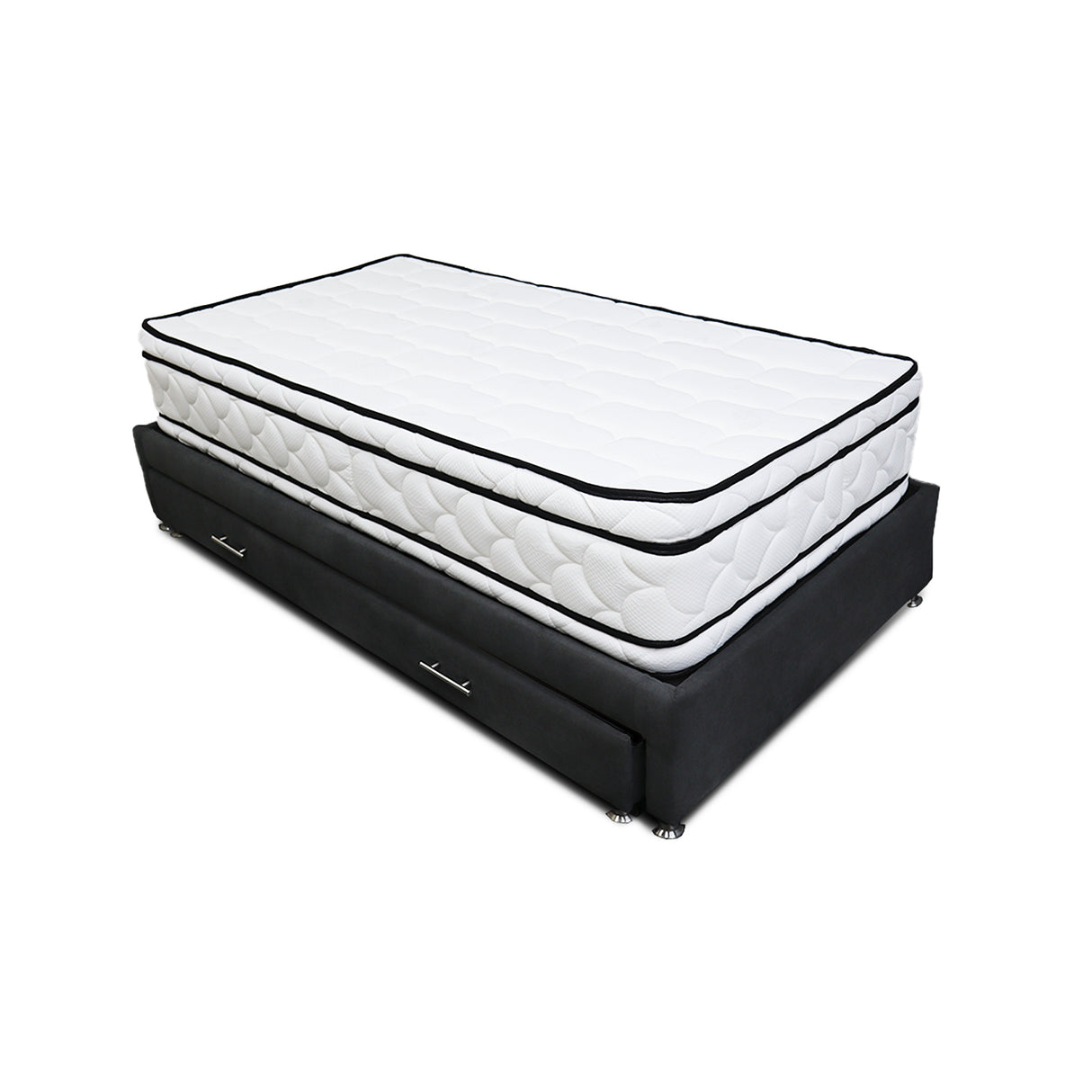 Colchón Nube Blanco Semidoble 120 X 190 Cm Ortopedico Firmeza Medio Doble Faz y Pillow Doble