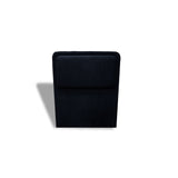 Cabecero de Piso Nube Negro 120x120cm para cama Semidoble con Acabado Liso