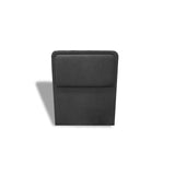 Cabecero de Piso Nube Gris Oscuro 160x120cm para cama Queen con Acabado Liso