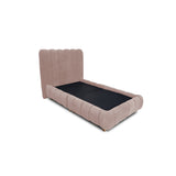 Combo Base Cama y Cabecero Praga Camel 120x40cm para Colchón Semidoble 120 X 190 Cm sin Colchón