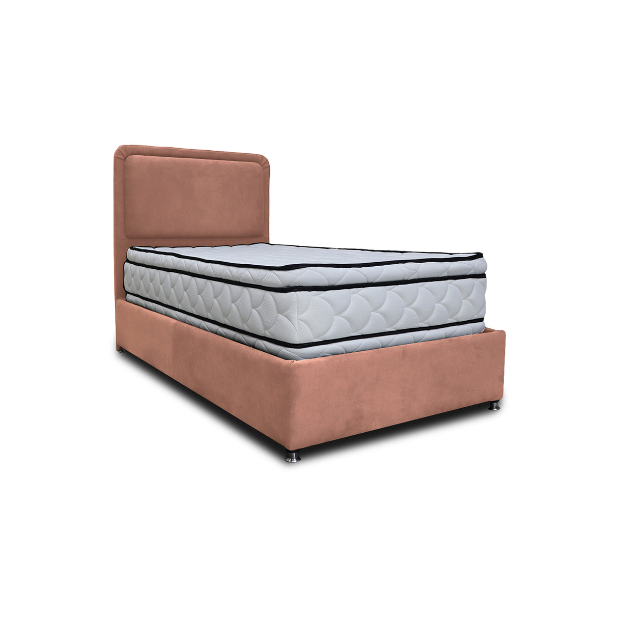 Combo Base Cama y Cabecero Nube Camel 140x30cm para Colchón Doble 140 X 190 Cm con Colchón