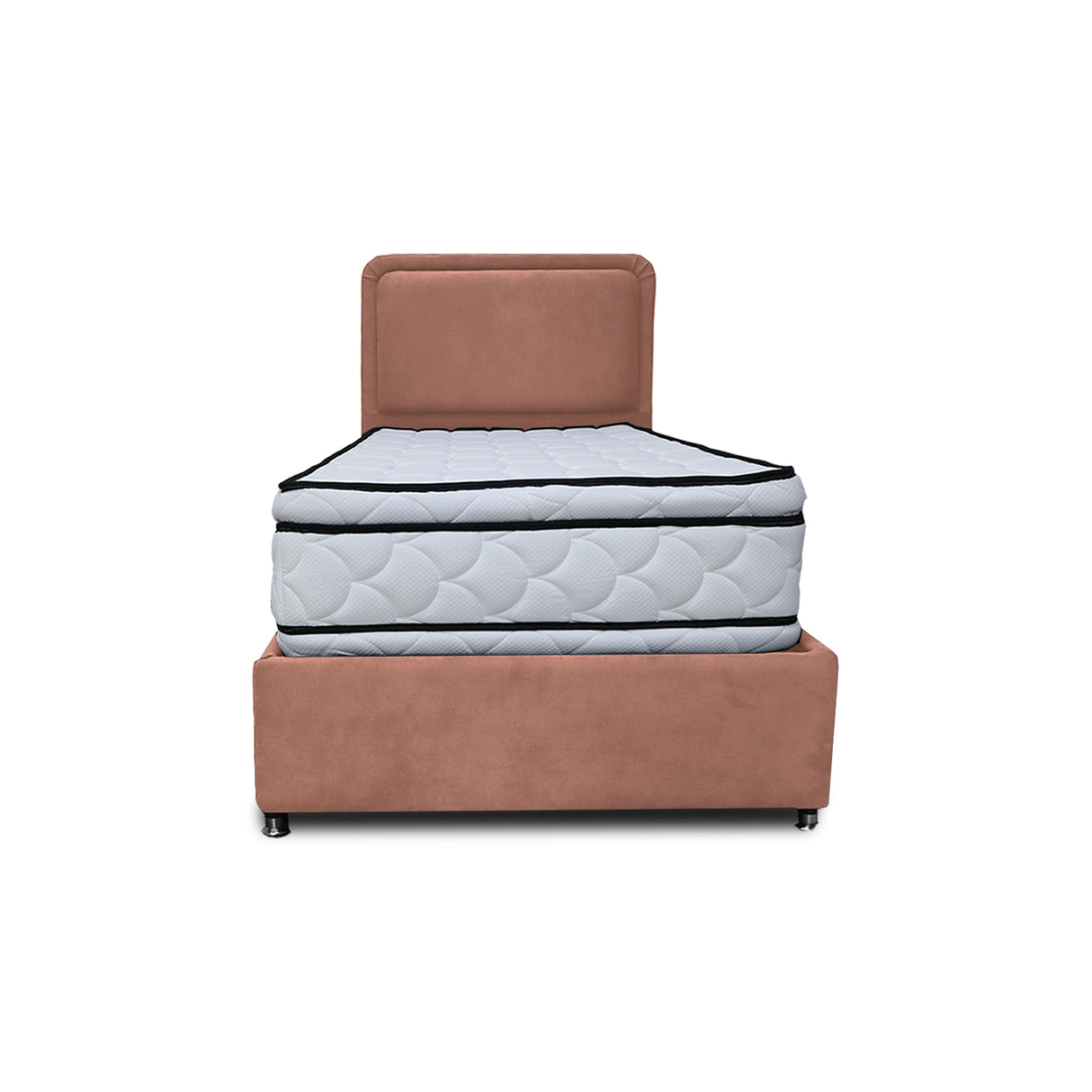 Combo Base Cama y Cabecero Nube Camel 140x30cm para Colchón Doble 140 X 190 Cm con Colchón