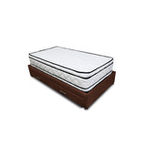 Combo Cama Tarima y Colchón Nube Marron 100x35cm para Colchón Sencillo 100 X 190 Cm sin Cabecero