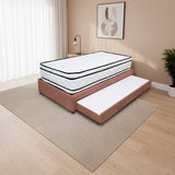 Combo Cama Tarima y Colchón Nube Camel 120x35cm para Colchón Semidoble 120 X 190 Cm sin Cabecero