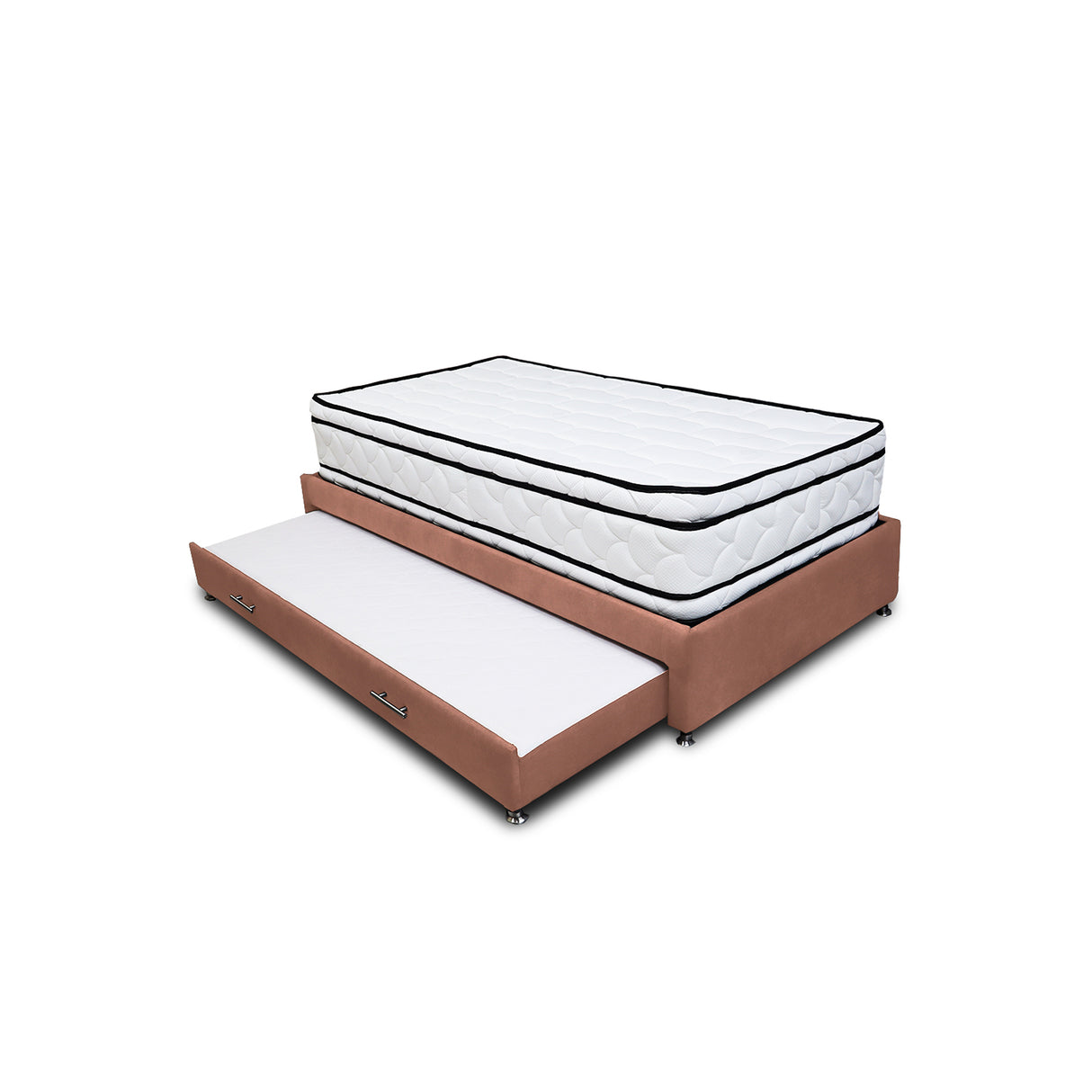 Combo Cama Tarima y Colchón Nube Camel 140x35cm para Colchón Doble 140 X 190 Cm sin Cabecero