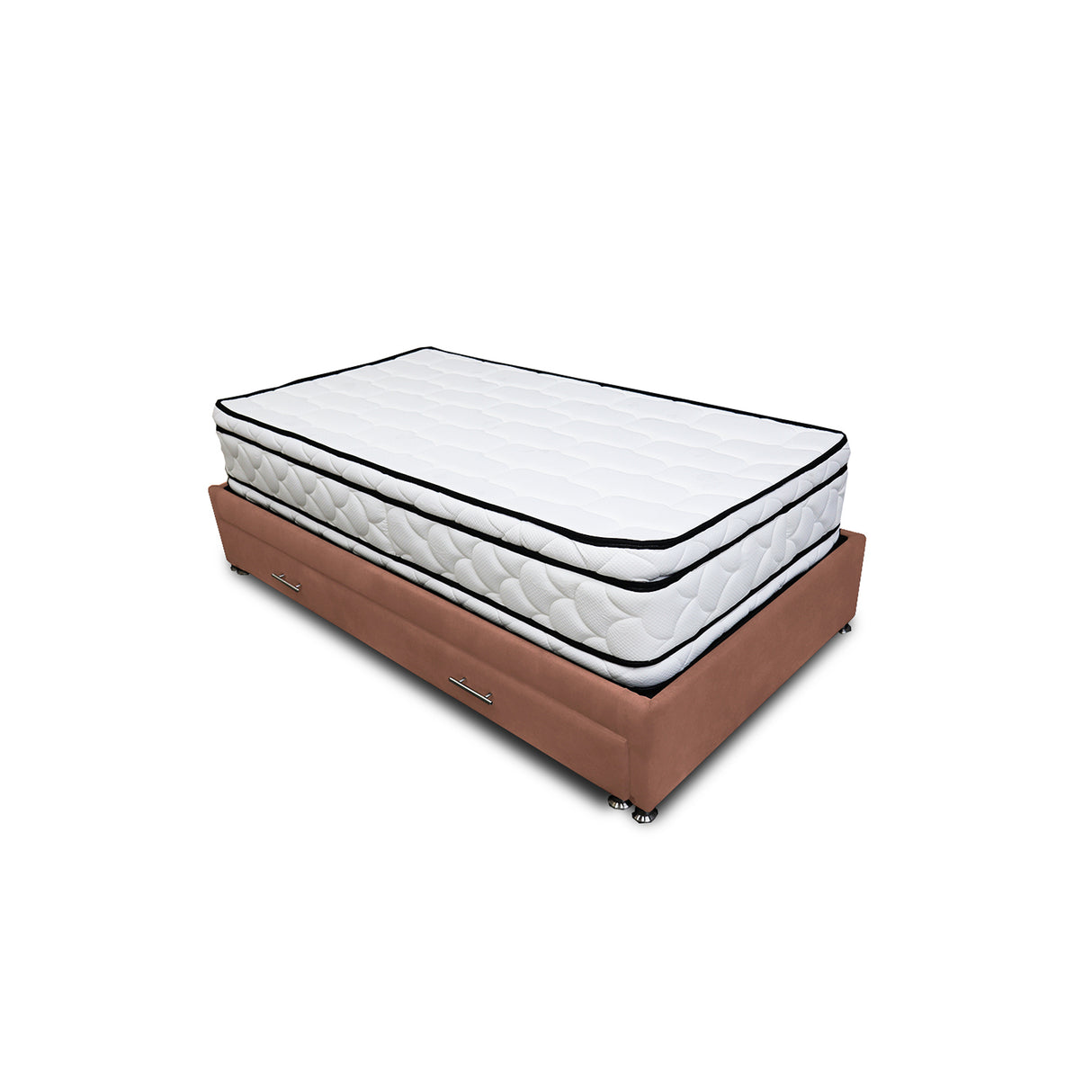 Combo Cama Tarima y Colchón Nube Camel 140x35cm para Colchón Doble 140 X 190 Cm sin Cabecero