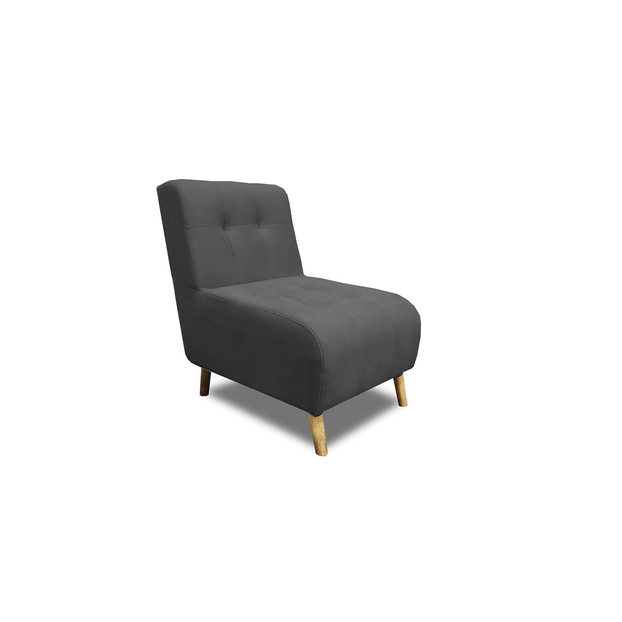 Poltrona Milan Gris Oscuro 60x95cm de Un Puesto sin Apoya Brazos
