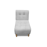 Poltrona Milan Plata 60x95cm de Un Puesto sin Apoya Brazos