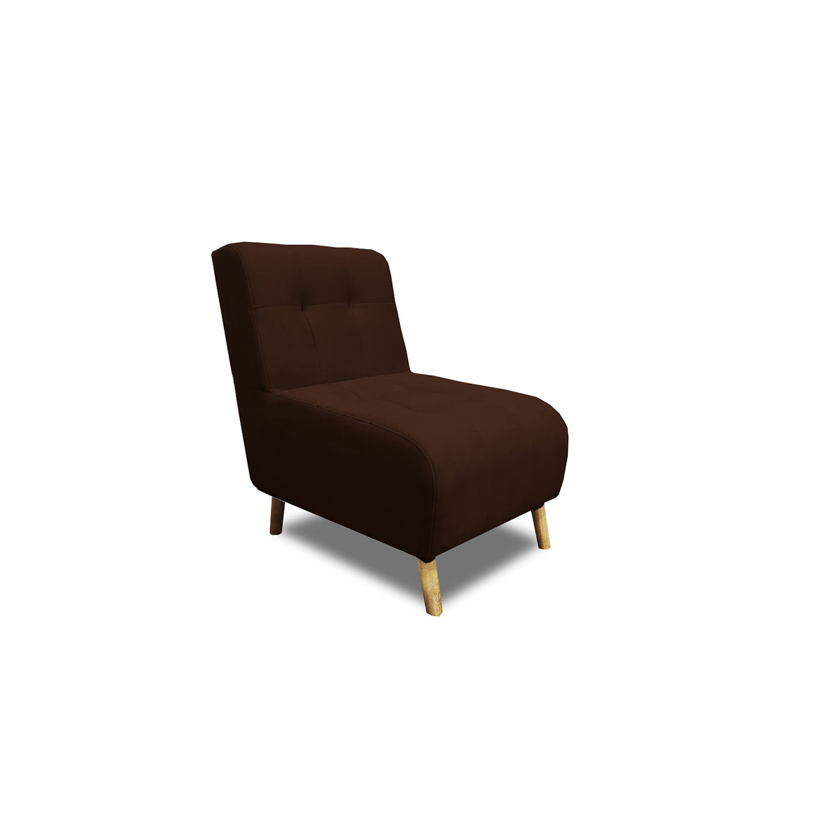 Poltrona Milan Marron 60x95cm de Un Puesto sin Apoya Brazos