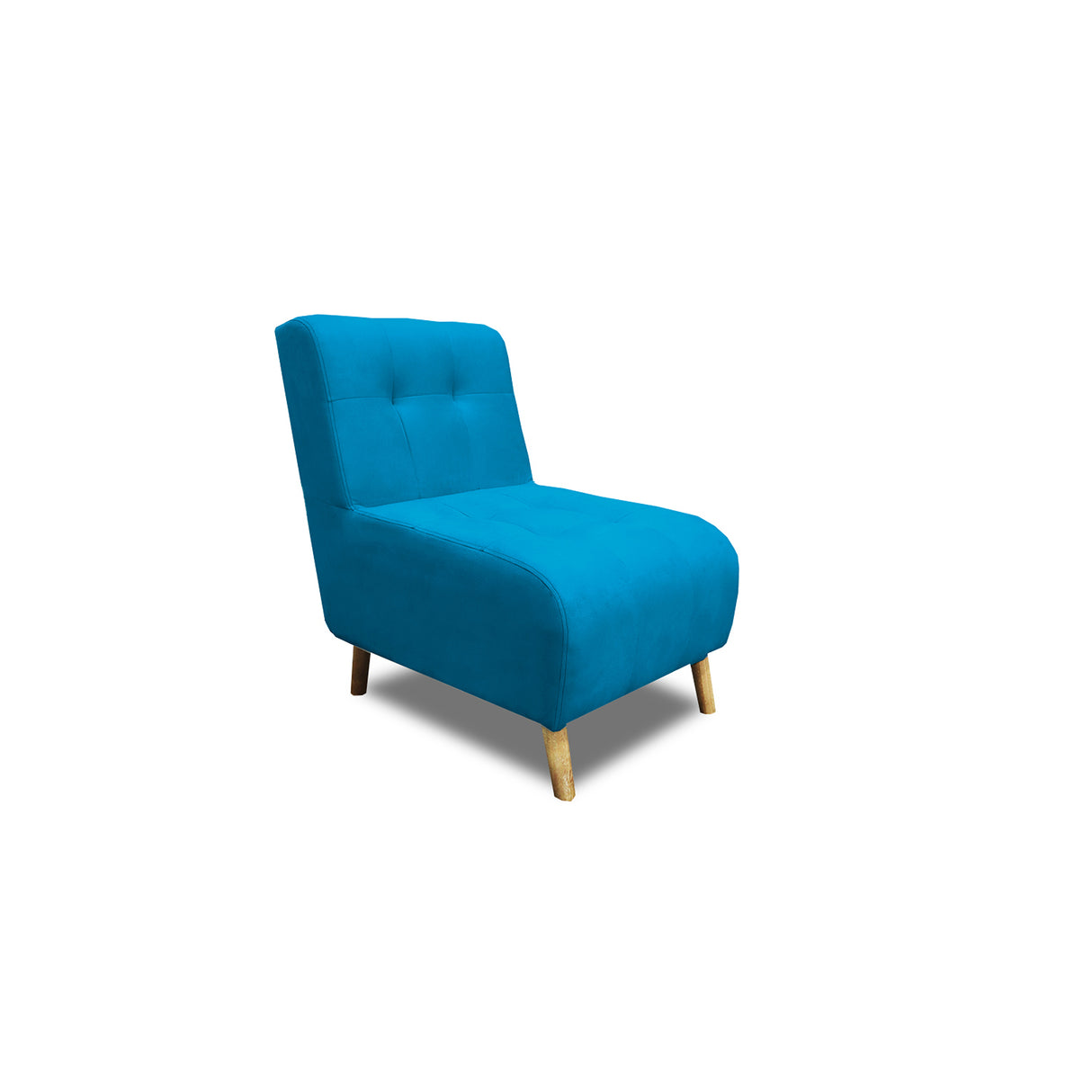 Poltrona Milan Turquesa 60x95cm de Un Puesto sin Apoya Brazos