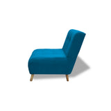 Poltrona Milan Turquesa 60x95cm de Un Puesto sin Apoya Brazos