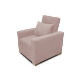 Poltrona Mood Beige 80x95cm de Un Puesto Reclinable sin Apoya Brazos