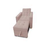 Poltrona Mood Beige 80x95cm de Un Puesto Reclinable sin Apoya Brazos
