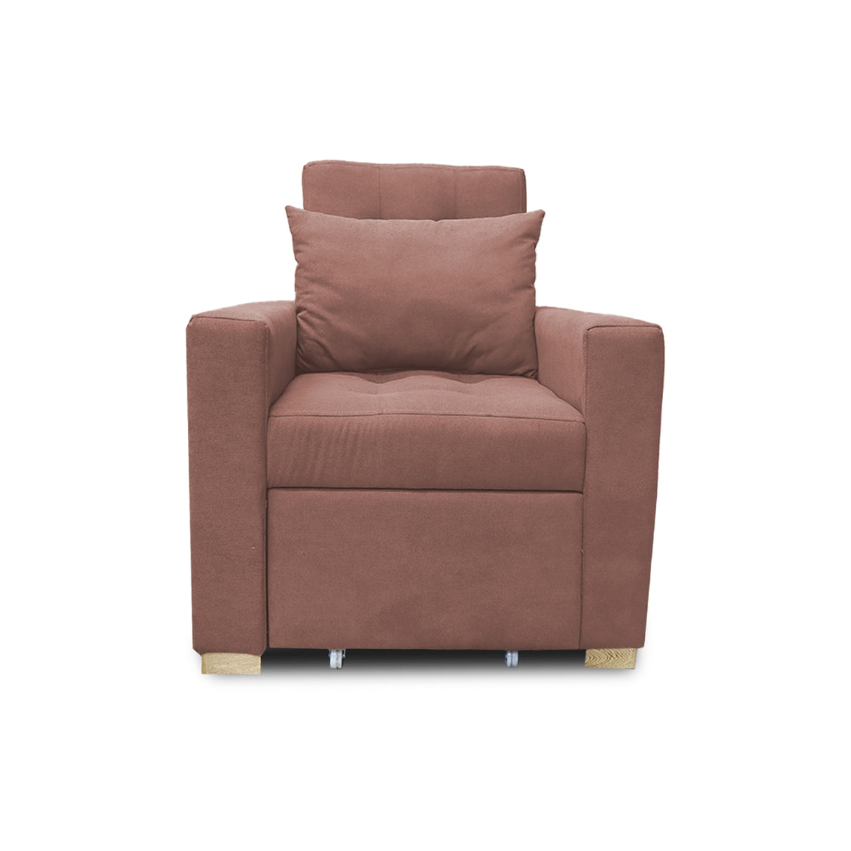 Poltrona Mood Camel 80x95cm de Un Puesto Reclinable sin Apoya Brazos