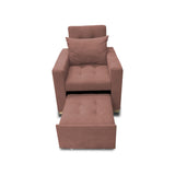 Poltrona Mood Camel 80x95cm de Un Puesto Reclinable sin Apoya Brazos