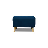 Puff Milan Azul 60x42cm de Un Puesto sin Apoya Brazos