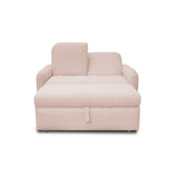 Sofacama Nube Beige 120x95cm de Dos Puestos Reclinable con Apoya Brazos