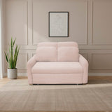 Sofacama Nube Beige 120x95cm de Dos Puestos Reclinable con Apoya Brazos