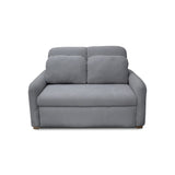 Sofacama Nube Gris 120x95cm de Dos Puestos Reclinable con Apoya Brazos