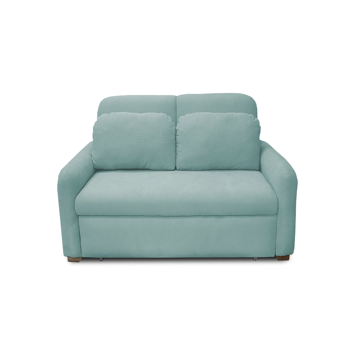 Sofacama Nube Menta 120x95cm de Dos Puestos Reclinable con Apoya Brazos