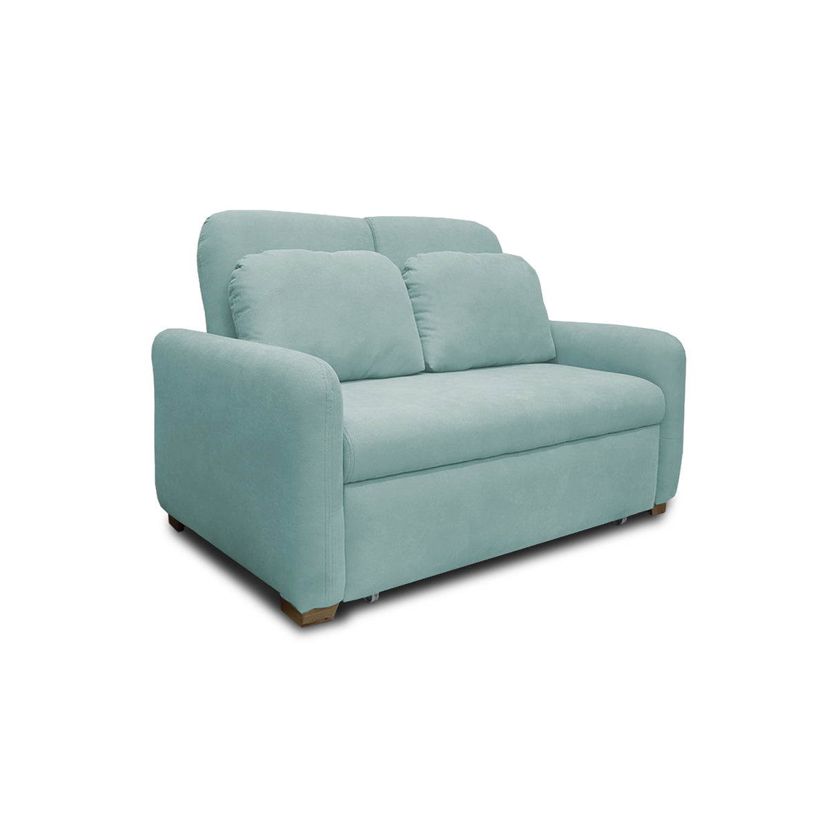 Sofacama Nube Menta 120x95cm de Dos Puestos Reclinable con Apoya Brazos