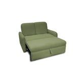 Sofacama Nube Verde 120x95cm de Dos Puestos Reclinable con Apoya Brazos