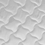 Colchón Jardín Gris y Blanco Sencillo 100 X 190 Cm Ortopedico Firmeza Firme Adaptable Doble Faz