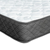 Colchón Jardín Gris y Blanco Queen 160 X 190 Cm Ortopedico Firmeza Firme Adaptable Doble Faz