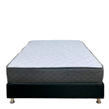 Colchón Jardín Gris y Blanco King 200 X 200 Cm Ortopedico Firmeza Firme Adaptable Doble Faz