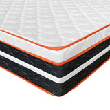 Colchón Cacique Gris y Blanco Sencillo 100 X 190 Cm Ortopedico Firmeza Firme Adaptable Doble Faz