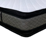 Colchón Primavera Gris y Blanco Semidoble 120 X 190 Cm Ortopedico Firmeza Firme Adaptable Doble Faz con Pillow Doble