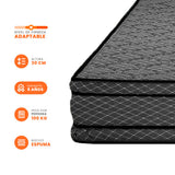 Colchón Caney Gris Sencillo 90 X 190 Cm Ortopedico Firmeza Firme Adaptable Doble Faz con Pillow Doble