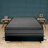 Colchón Caney Gris Queen 160 X 190 Cm Ortopedico Firmeza Firme Adaptable Doble Faz con Pillow Doble