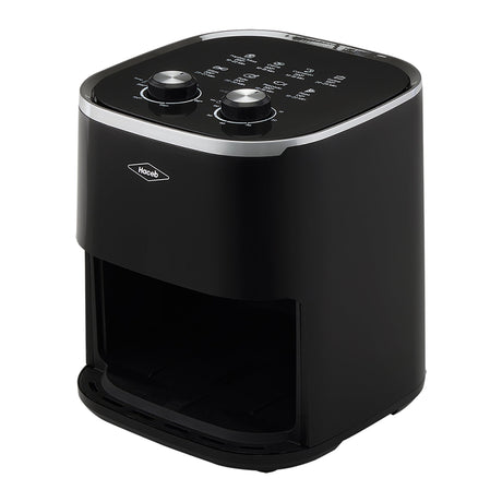 Freidora de Aire Haceb Negro 23.5x31.9cm de 4.2 Litros con Un Compartimiento de Cocción y con 6 Funciones Preconfiguradas